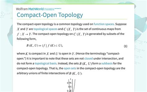 mathworld wolfram|Topology .